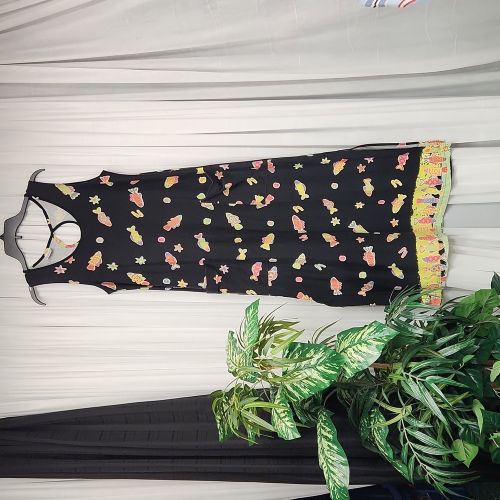 On White Fish Tank Top Dress (M)